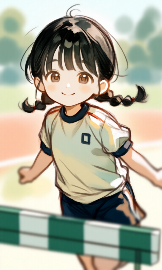 ジャージの女の子