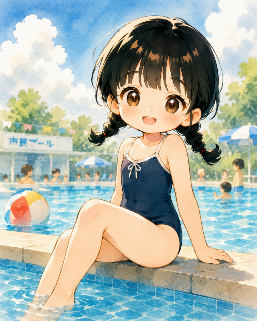 水着の女の子