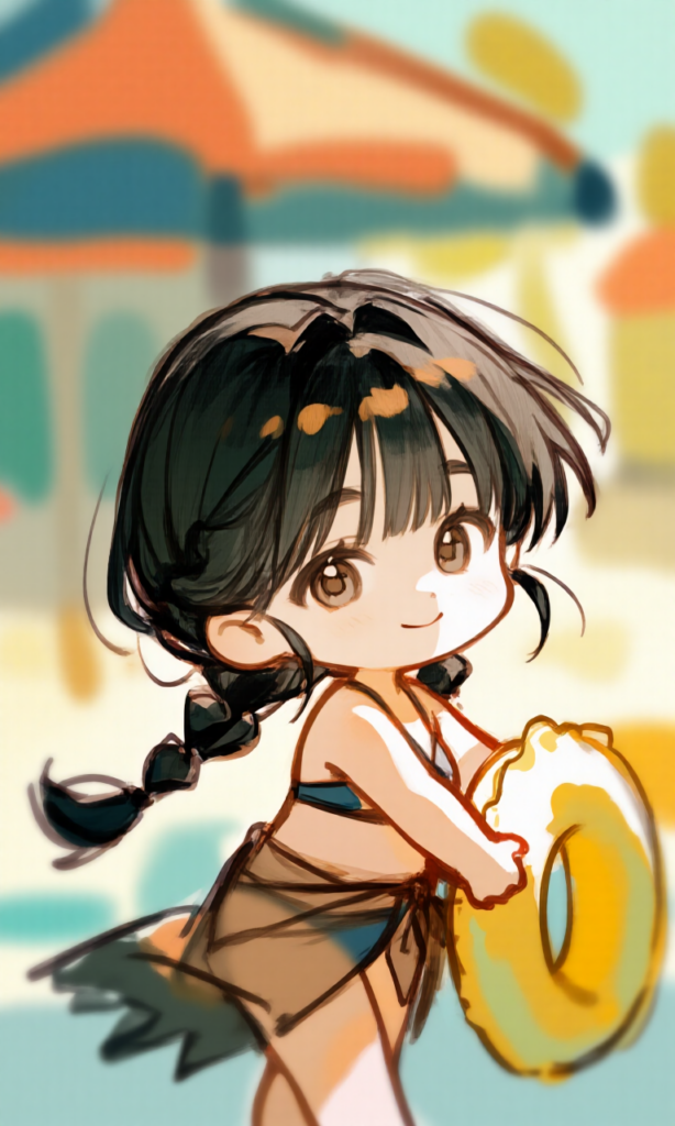 水着の女の子